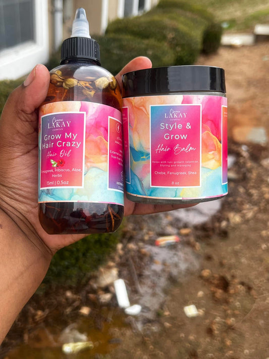 Hair balm& hair oil set
