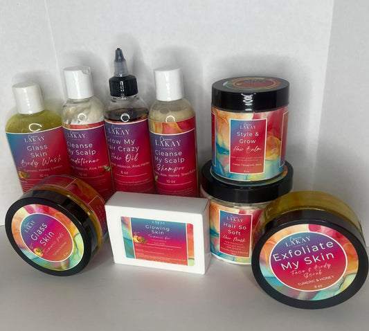 Full Hair & Skin Care Set ( 9 piece )